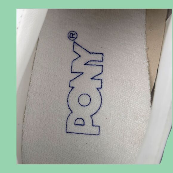 Vintage 1979 Pony Concorde Sneakers White/Dk. Royal 6511 Men\'s Size 9.5 NOS READ